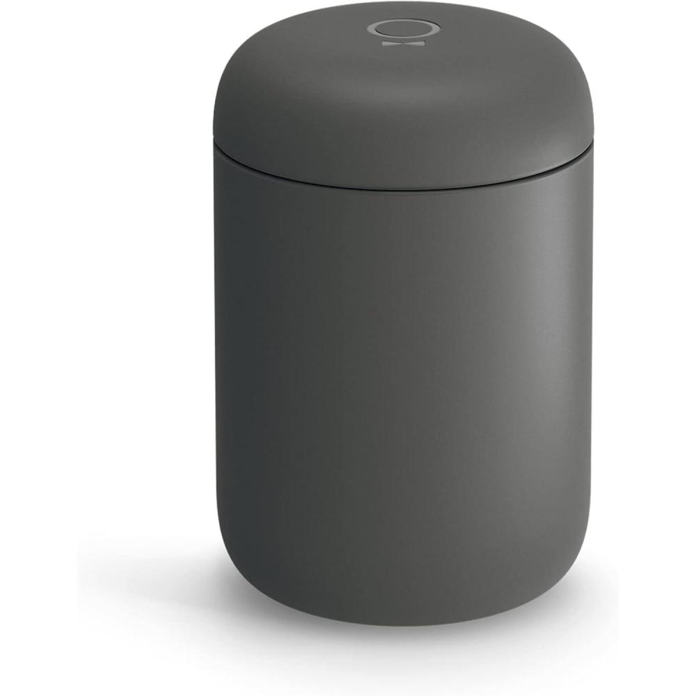 imageFellow 12 oz Carter Wide Travel Mug  Wide Mouth VacuumInsulated Stainless Steel Coffee Mug  Tea and Coffee Tumbler with Ceramic Interior  Matte BlackSlate Gray