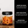 Fellow Atmos Vacuum Coffee Canister & Food Storage Container Bundle – Airtight Coffee and Food Storage Containers – 0.4 L and 0.7 L – Clear Glass