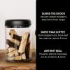 Fellow Atmos Vacuum Coffee Canister & Food Storage Container Bundle – Airtight Coffee and Food Storage Containers – 0.4 L and 1.2 L – Clear Glass