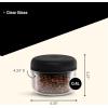 Fellow Atmos Vacuum Coffee Canister & Food Storage Container Bundle – Airtight Coffee and Food Storage Containers – 0.4 L and 1.2 L – Clear Glass