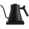 Fellow Stagg EKG Pro Electric Gooseneck Kettle – Pour-Over Coffee and Tea Pot, Stainless Steel, Quick Heating, Desert Rose with Maple Wood Handle, 0.9 Liter(Matte Black)