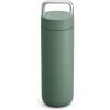 Fellow 20 oz Carter Carry Water Bottle – Leak-Proof Lid, Vacuum Insulated Stainless Steel Tumbler, Keeps Heat for 12 Hours/Stays Cold for 24 Hours, Stainless Steel Handle, Dishwasher Safe, Stone Blue(Smoke Green)