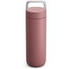 Fellow 20 oz Carter Carry Water Bottle – Leak-Proof Lid, Vacuum Insulated Stainless Steel Tumbler, Keeps Heat for 12 Hours/Stays Cold for 24 Hours, Stainless Steel Handle, Dishwasher Safe, Stone Blue(Desert Rose)