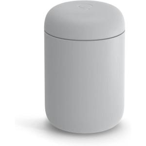 Fellow 12 oz Carter Wide Travel Mug – Wide Mouth Vacuum-Insulated Stainless Steel Coffee Mug – Tea and Coffee Tumbler with Ceramic Interior – Matte Black(Matte Grey)