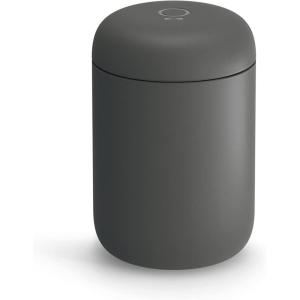 Fellow 12 oz Carter Wide Travel Mug – Wide Mouth Vacuum-Insulated Stainless Steel Coffee Mug – Tea and Coffee Tumbler with Ceramic Interior – Matte Black(Slate Gray)