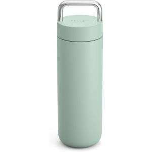 Fellow 20 oz Carter Carry Water Bottle – Leak-Proof Lid, Vacuum Insulated Stainless Steel Tumbler, Keeps Heat for 12 Hours/Stays Cold for 24 Hours, Stainless Steel Handle, Dishwasher Safe, Stone Blue(Mint Chip)
