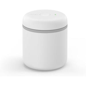 Fellow Atmos Electric Vacuum Canister & Storage Container – Airtight Coffee & Food Storage Containers – Coffee Containers – (Clear Glass, 0.7 Liter)(Matte White)