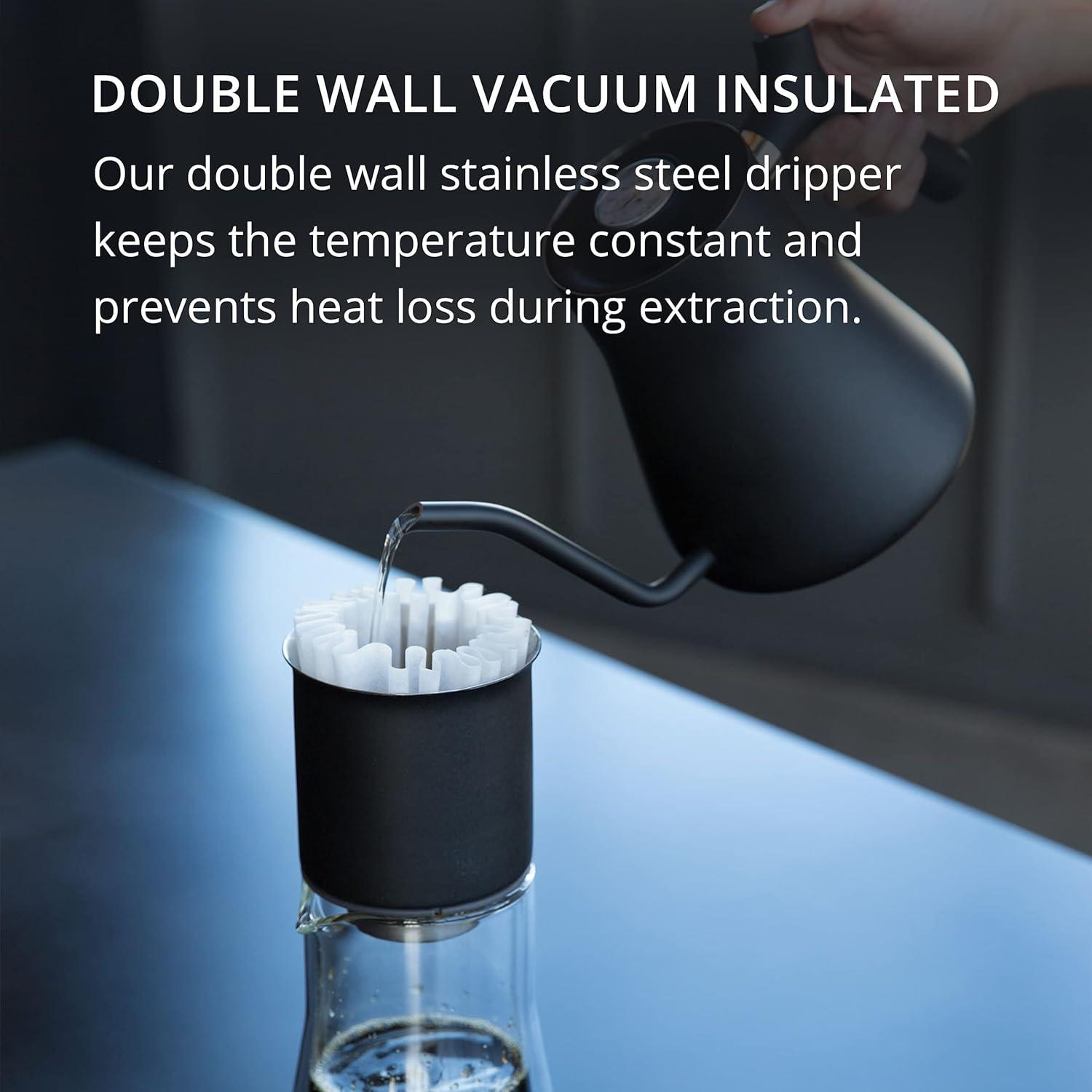 imageFellow Matte Black Coffee Lovers Ultimate Bundle Stagg EKG Electric Gooseneck Kettle Stagg XF PourOver Coffee Maker Set Opus Conical Burr Coffee Grinder