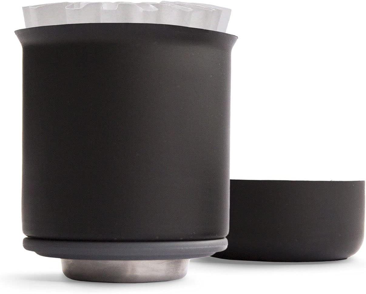 imageFellow Matte Black PourOver Coffee Enthusiast Bundle Stagg EKG Electric Gooseneck Kettle Stagg XF PourOver Coffee Maker Set