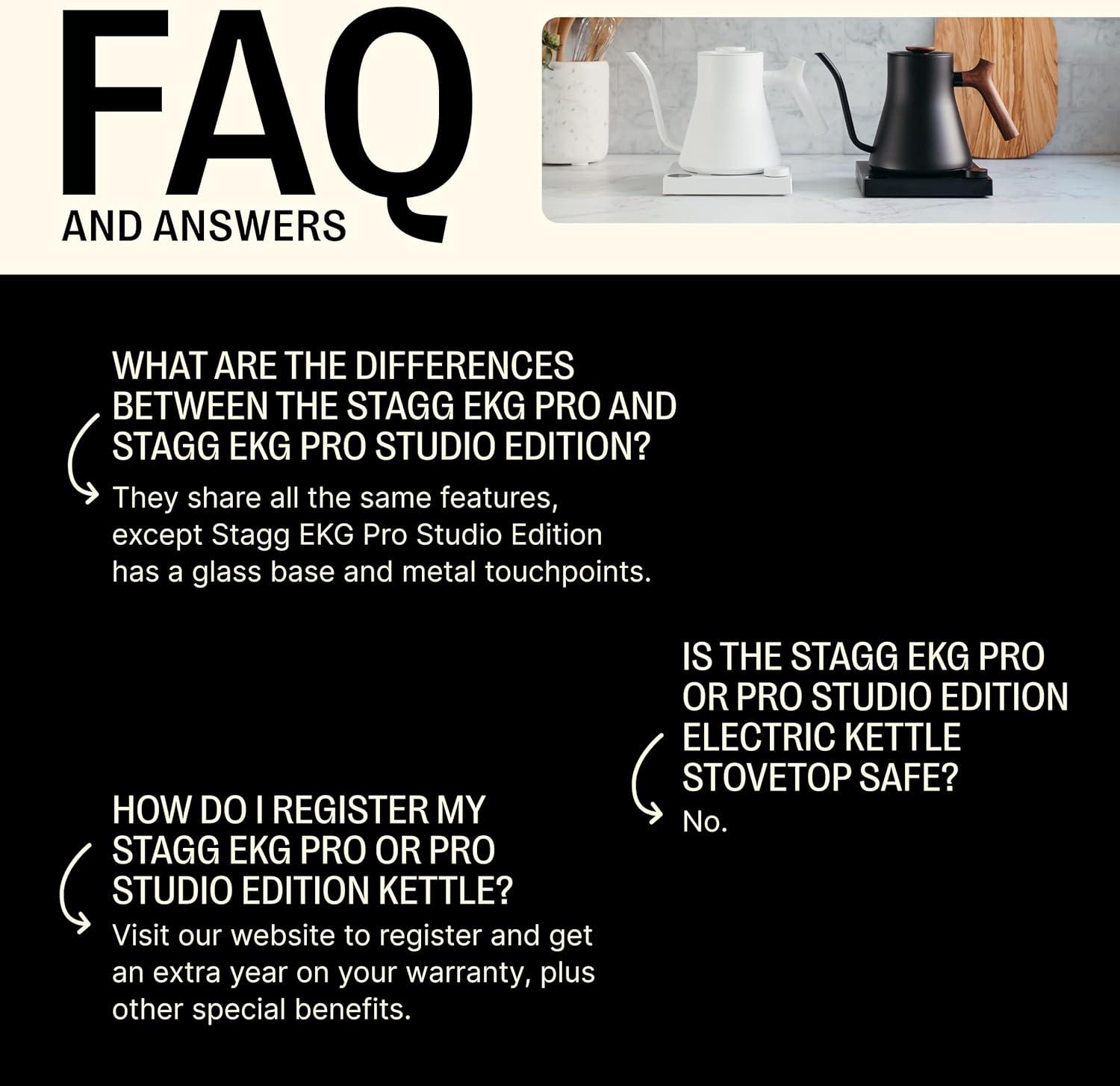 imageMatte Black Coffee Connoisseur Bundle Fellow Stagg EKG Pro Electric Gooseneck Kettle Gen 2 Ode Brew Grinder