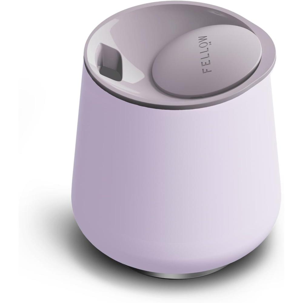 imageFellow Ruby Wine Tumbler Set of 2  Insulated Stainless Steel Wine and Cocktail Tumblers with Ceramic Interior and Swivel Pebble Lid  12 oz Mint ChipPeri Twinkle  Pack of 1