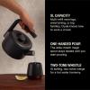 Fellow Clyde Stovetop Tea Kettle – Modern Twist on a Whistling Teapot, Stainless Steel Kettle, Matte Black, 1.7 Liter