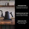 Fellow Matte Black Pour-Over Coffee Enthusiast Bundle Stagg EKG Electric Gooseneck Kettle + Stagg [XF] Pour-Over Coffee Maker Set