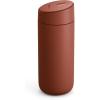 Fellow 16 oz Carter Slide Travel Mug – One-Handed Slide Lid, Vacuum Insulated Stainless Steel Tumbler with Ceramic Interior for Hot and Cold Drinks, Leak-Proof and Dishwasher Safe, Matte Black(Sienna)