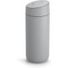 Fellow 16 oz Carter Slide Travel Mug – One-Handed Slide Lid, Vacuum Insulated Stainless Steel Tumbler with Ceramic Interior for Hot and Cold Drinks, Leak-Proof and Dishwasher Safe, Matte Black(Matte Grey)