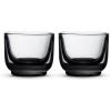 Fellow Pirch Espresso Glasses 3.5 oz Artisanal Cups, Set of 2, Dishwasher Safe Coffee Glasses for Espresso Shots & Latte Art – Smoke