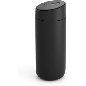 Fellow 16 oz Carter Slide Travel Mug – One-Handed Slide Lid, Vacuum Insulated Stainless Steel Tumbler with Ceramic Interior for Hot and Cold Drinks, Leak-Proof and Dishwasher Safe, Matte Black(Matte Black)