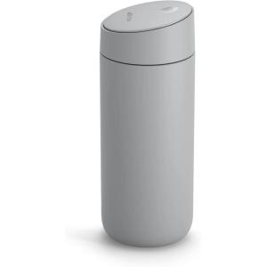 Fellow 16 oz Carter Slide Travel Mug – One-Handed Slide Lid, Vacuum Insulated Stainless Steel Tumbler with Ceramic Interior for Hot and Cold Drinks, Leak-Proof and Dishwasher Safe, Matte Black(Matte Grey)
