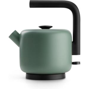 Fellow Electric Clyde Kettle – 1.5 Liter Capacity – Modern Twist On Stovetop Design, All-Purpose, Stainless Steel – Warm Water for Ramen, Oatmeal, Tea, Coffee & more – Large Capacity(Smoke Green)