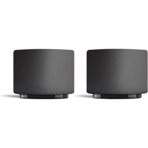 Fellow Monty Milk Art Espresso Cups – Small Double Wall Ceramic Demitasse, Matte White with Copper Base, 3 oz Cup (Set of 2)(Matte Black)