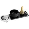 Fellow Matcha Set, Complete Matcha Tea Kit with Ceramic Bowl, Bamboo Whisk & Stand, Stainless Steel Spoon, Sifter, & Tea Tray, Matte White Set(Matte Black)